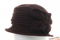 Ladies winter hat Hawkins brown wool 57-59 [new]